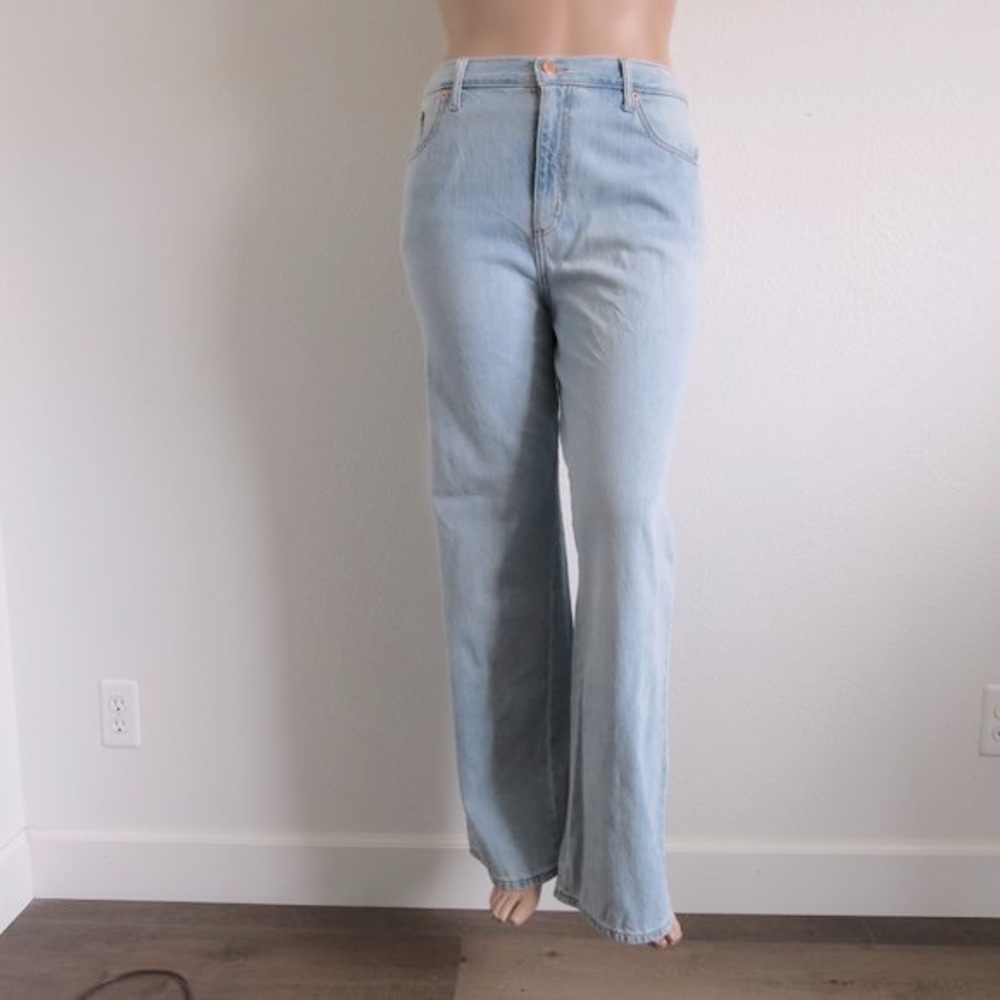 UNIVERSAL THREAD Jeans Women's WIDE LEG Light Wash Plus Size 18 NWT - Picture 4 of 6